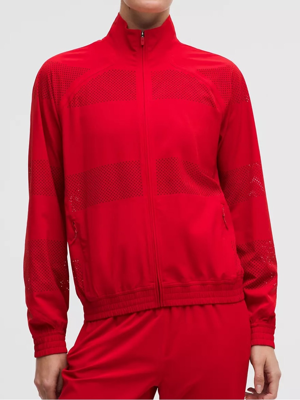 Lululemon Adapted State Perforated Track Jacket